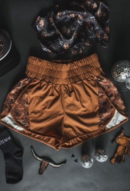 Short Rounds Saddle Brown